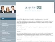 Tablet Screenshot of familienrecht-muenchen.de